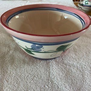 Vintage Gail Pittman large bowl 8 1/2 inches diameter 4 inches deep